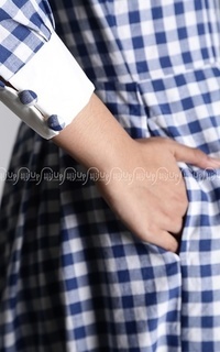 Long Dress Shasa Dress Blue-73611