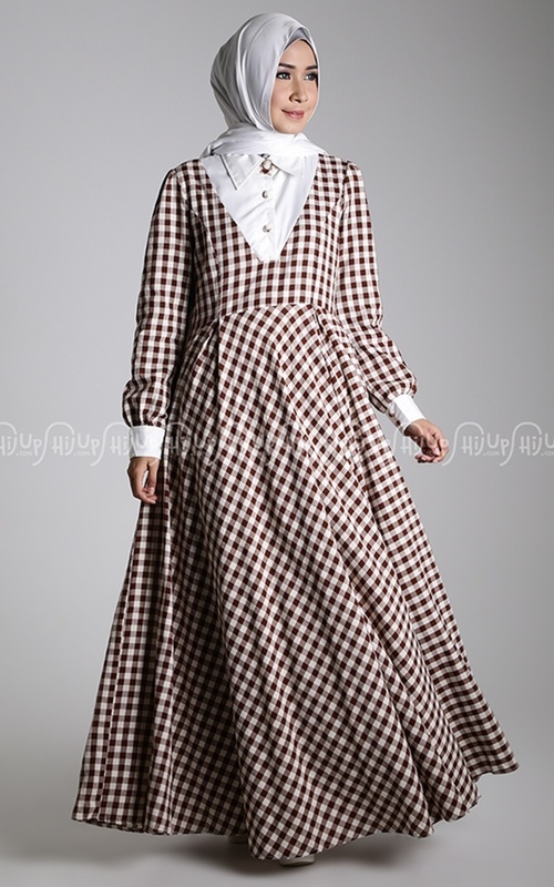 Long Dress - Shasa Dress - Brown