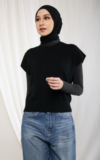 Vest Cara Inner Basic  Top Black