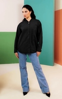 Kemeja Lona Shirt - Black