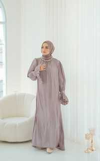 Gamis Evelynn Grape Frost Dress For HIJUP