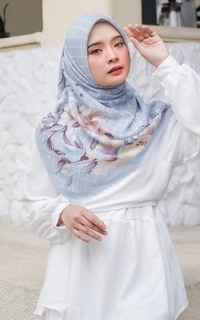 Printed Scarf Raisya Voal Motif (PO)