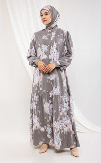 Gamis Elaya Set Dress+Hijab Monument