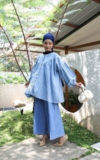 Blouse Denim Oversized Nami