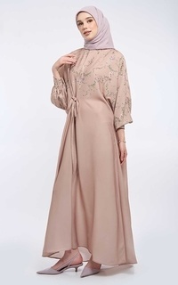 Kaftan Kami Dera Ribbon Kaftan Mauve