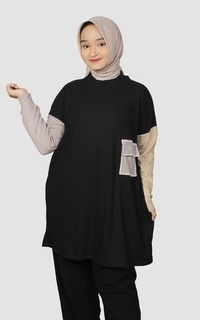 Blouse Aiza Oversize - Black ZRN 