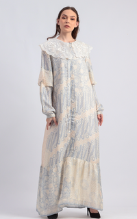 Gamis Dinara Dress Baby Blue 