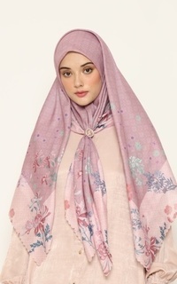 Printed Scarf [Hessya] Kaluna Scarf Series -  Dusty