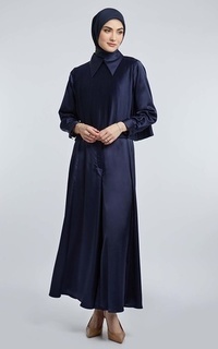 Celana Kami Hara Wide Leg Pants Plain Navy