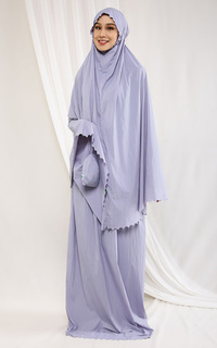 Mukena Shiva 160 Amabella Calista Blue