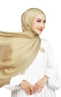 Pashmina Luxe Easy Shawl - Peanut