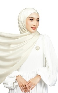 Pashmina Luxe Easy Shawl - White