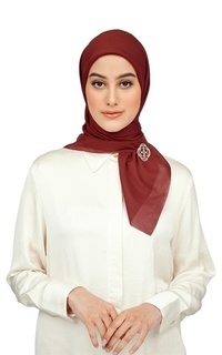 Hijab Polos Nada Voile Scarf - Emboldened