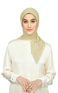 Hijab Polos Nada Voile Scarf - Fields Of Rye