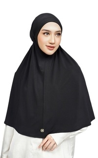 Instant Hijab Safa Easy Instant - Black