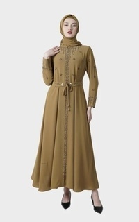 Long Dress A3099 Olive