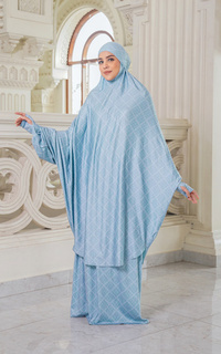 Mukena Lacorde Prayer Robe - Blue