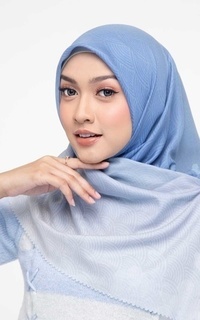 Hijab Motif WAVE BLUE