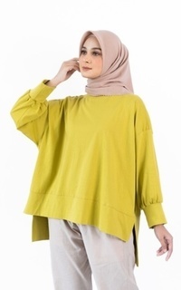 Blouse Sabhira Atasan Raglan Sleeve Moza