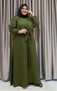 Long Dress Aisa Dress - Army