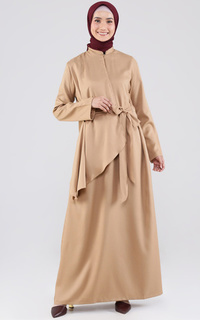 Gamis Hazelnut Indonesia - Ozette Dress - Gaun/ Pakaian/ Dress Wanita - (DEFECT/ MINOR)