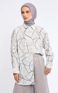 Blus Kami Via Oversize Top Sailor