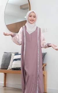 Long Dress Gamis anak Faakhira sarimbit