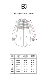 Kemeja Kessa Pleated Shirt - Beige Beige-740666