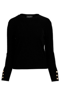 Textured Knit Top - Black