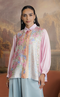 Kemeja Enchantia Basic Shirt - Blush