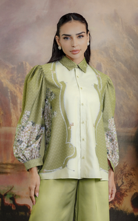 Enchantia Puffy Shirt - Olive