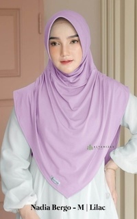 Hijab Polos Nadia Bergo - Size M Lilac-740886