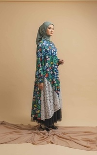 Tunik Nadjani Casia Dress Navy Casia Dress Navy-741069