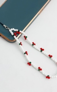 Jewelry Cherry Phone Strap (Gantungan HP)