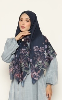 Hijab Motif [Hessya] Naisha Scarf Series - Black