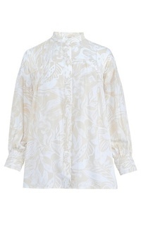 Shirt Fenella Frill Shirt - Beige