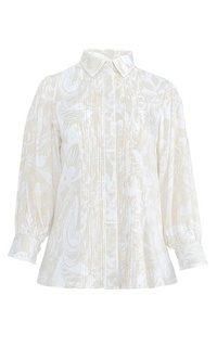 Shirt Fenella Pintuck Shirt - Beige