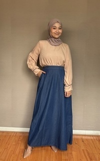 Rok Longskirt Denim Jane