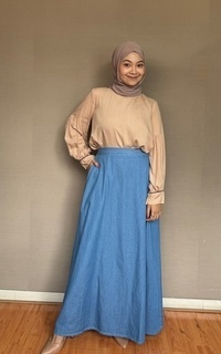 Skirt Longskirt Denim Jane