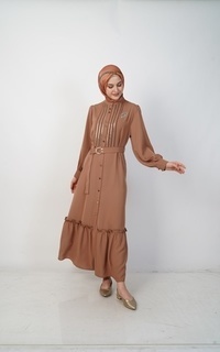 Gamis C9447 Brown