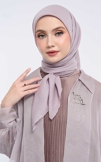 Kami Light Voile Scarf Plain Lavender Lilac