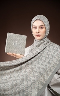 Hijab Motif HLC Scarf - Seagrass