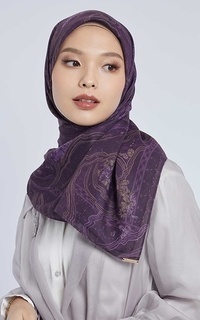 Printed Scarf Kami Danica Signature Scarf Grapejuice