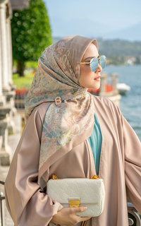 Hijab Motif Como Voile Square - Canoe