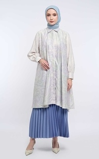 Tunik Kami Sora Pleated Tunic Arctic