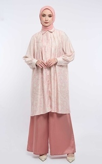 Tunic Kami Sora Pleated Tunic Macaroon