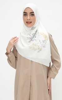 Hijab Motif Ajeng Embroidery Scarf Whitez