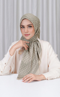 Hijab Motif Mirarina Voile Square - Elmwood