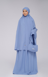 Mukena Yefa Dusty Blue