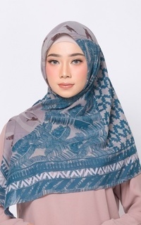 Hijab Motif Asmat Cedar Scarf